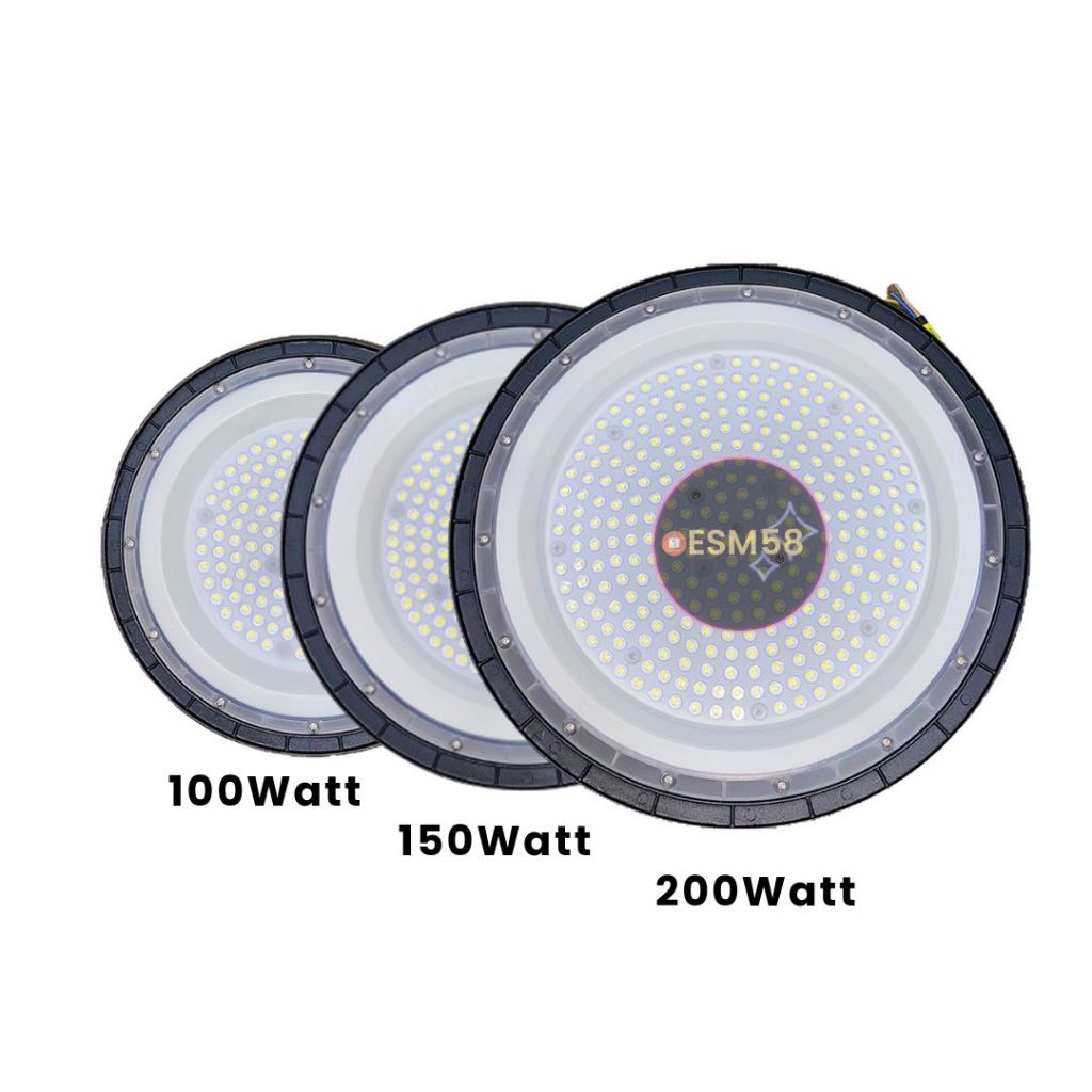 LAMPU GANTUNG 200Watt/LAMPU PABRIK 200Watt/LAMPU UFO 200Watt/ HIGH BAY LIGHT IP65 200Watt