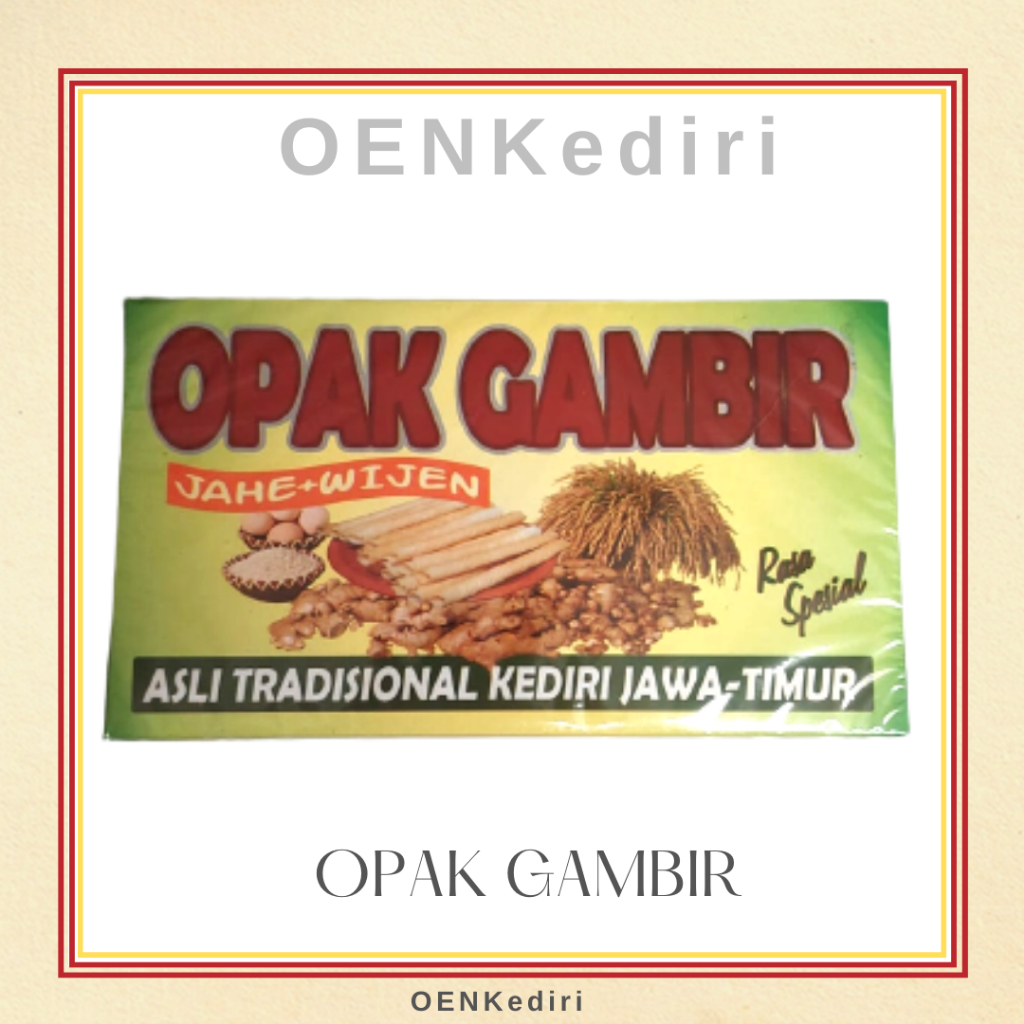 

OPAK GAMBIR JAWI Jahe Wijen