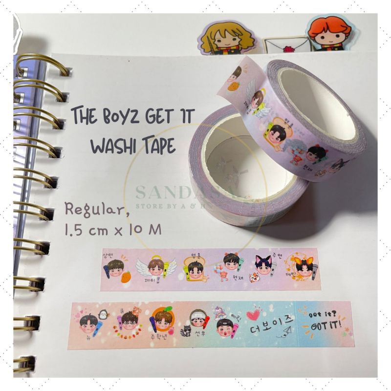 The Boyz “Get It” Fanmade Washi Tape 15 MM × 10 M