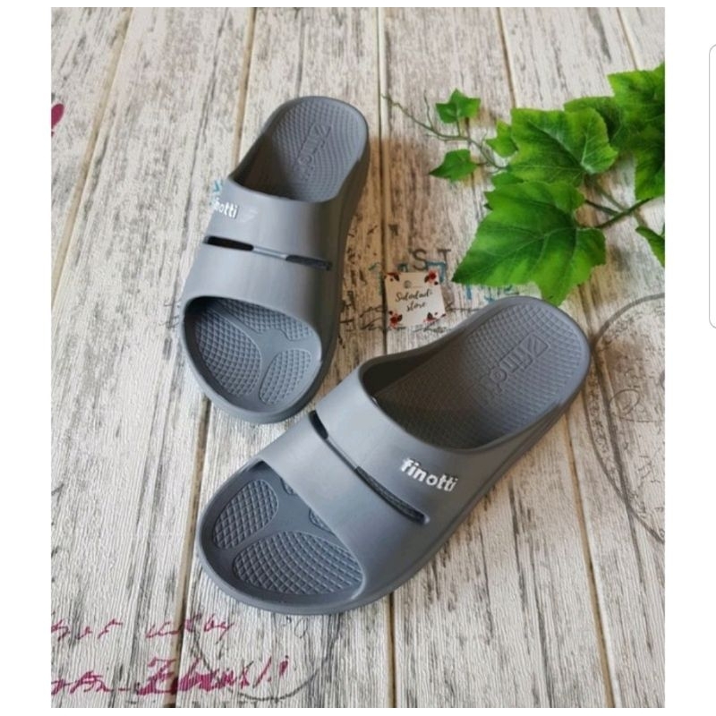 Sandal Slip On Karet Pria Finotti Hawai Original