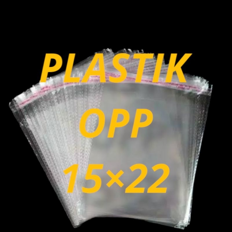 PLASTIK OPP 15X22