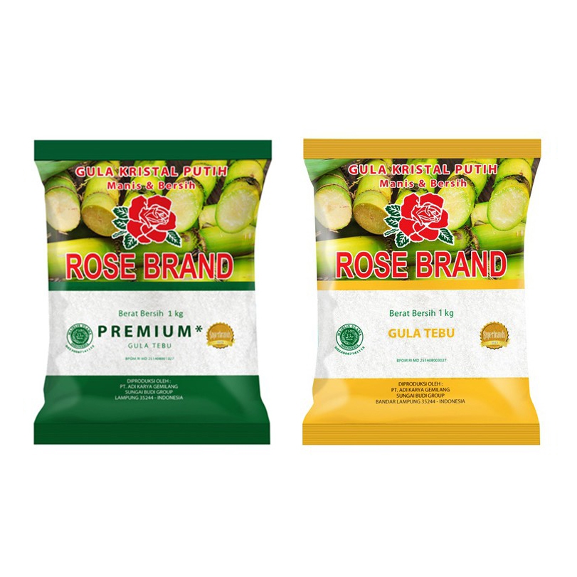 

Gula Kristal Putih Rosebrand 1 kg