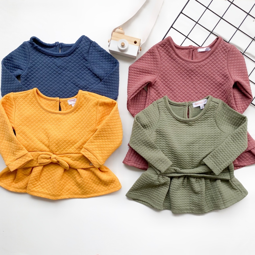 BABYSICAL 0-5 Tahun TUNIK TOP VELVET / Baju Atasan Anak Premium Quality Tunik Anak Perempuan Blouse