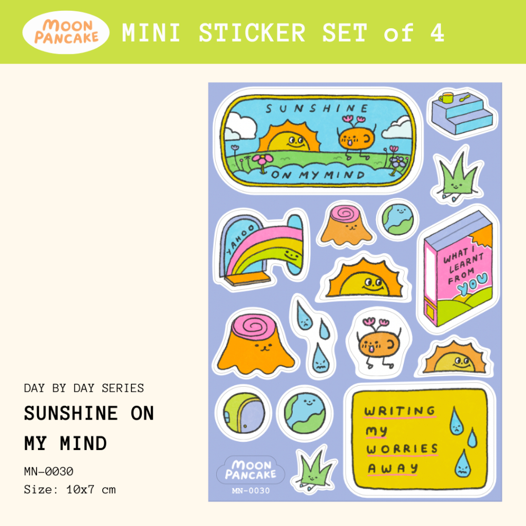 

Moon Pancake Mini Sticker - Sunshine on My Mind