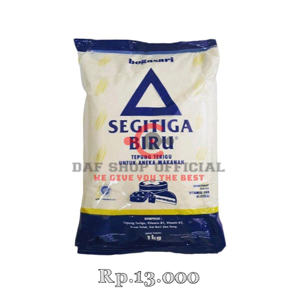 

Tepung terigu segitiga biru kemasan 1kg