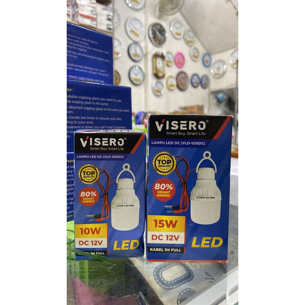 Lampu LED AKI visero DC ( lampu led aku 12volt ) 10w /15w 10watt 15watt