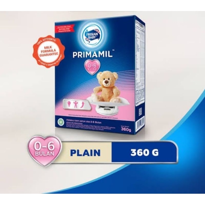 Frisian Baby Primamil 0-6 Bulan - Plain 360gr - Susu Formula Bayi 0-6 Bulan