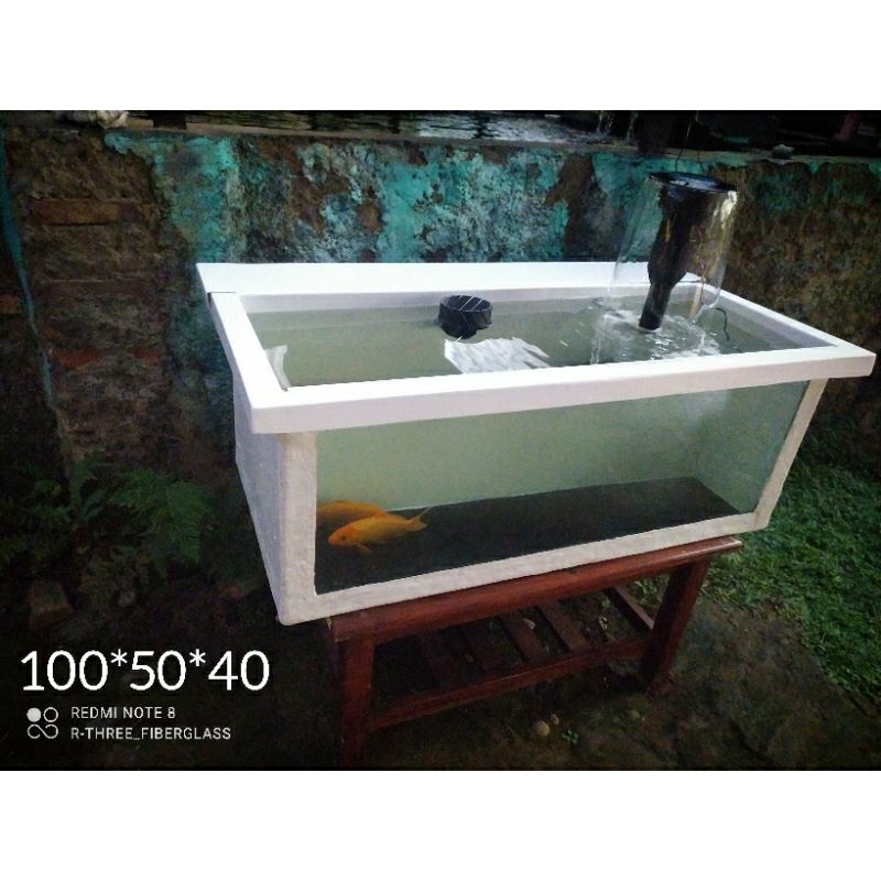 kolam fiber kaca 100*50*40