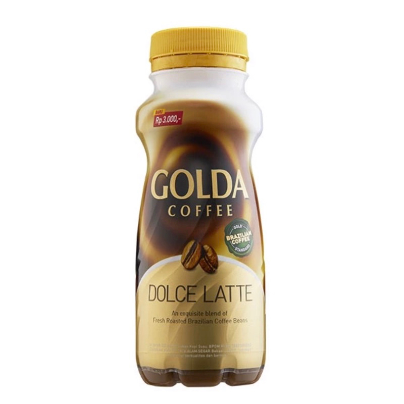 

GOLDA COFFEE DOLCE LATTE 200 ML - KOPI BRAZILIAN COFFEE