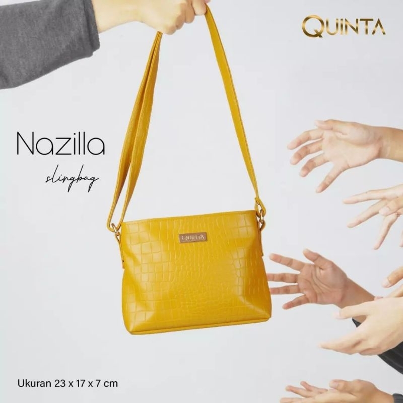 TAS SLINGBAG TAS SLEMPANG NAZILLA ORI BY QUINTA