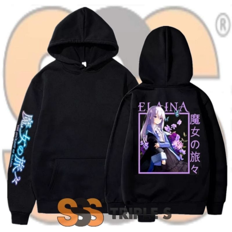 HOODIE JUMPER ANIME MAJO NO TABI TABI ELAINA NEW HOODIE