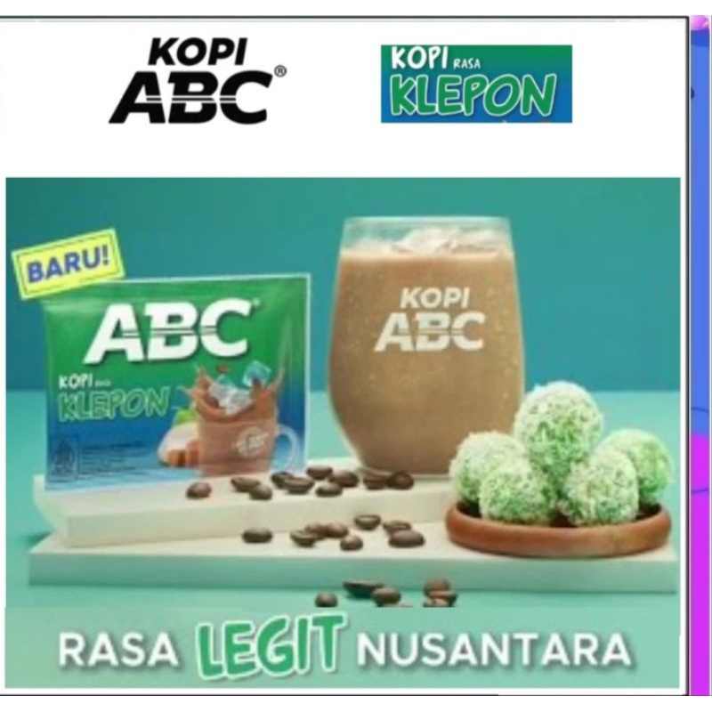 

Kopi ABC Rasa Klepon 1 renceng isi 10 sachet