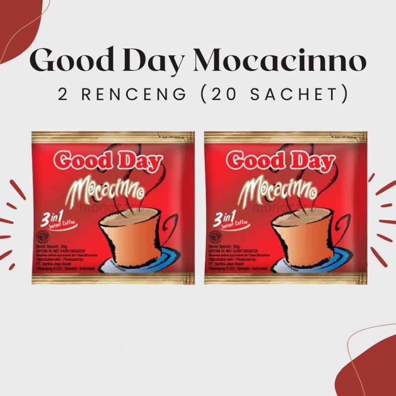 

TERMURAH Kopi Good Day isi 10 pcs