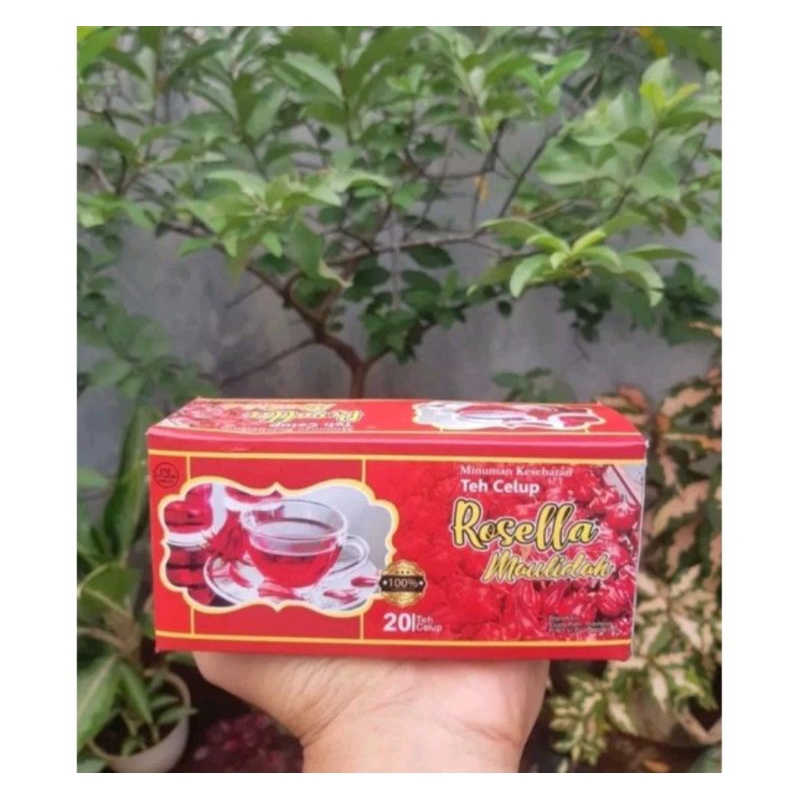 

TEH CELUP BUNGA ROSELLA MERAH ISI 20 KANTONG TEH