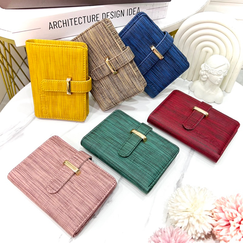 ALZIO - dompet lipat mini dompet kartu card holder wanita - DOMPET ALZIO APRIL