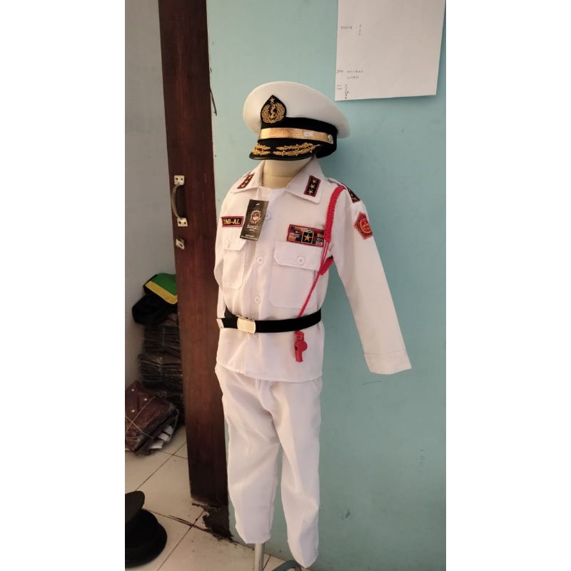 Baju Seragam TNI AL Anak Laki Laki / Stelan TNI AL Anak Cowok