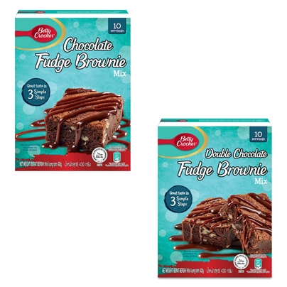 

Betty Crocker Fudge Brownie Mix 430g (Chocolate, Double Chocolate)