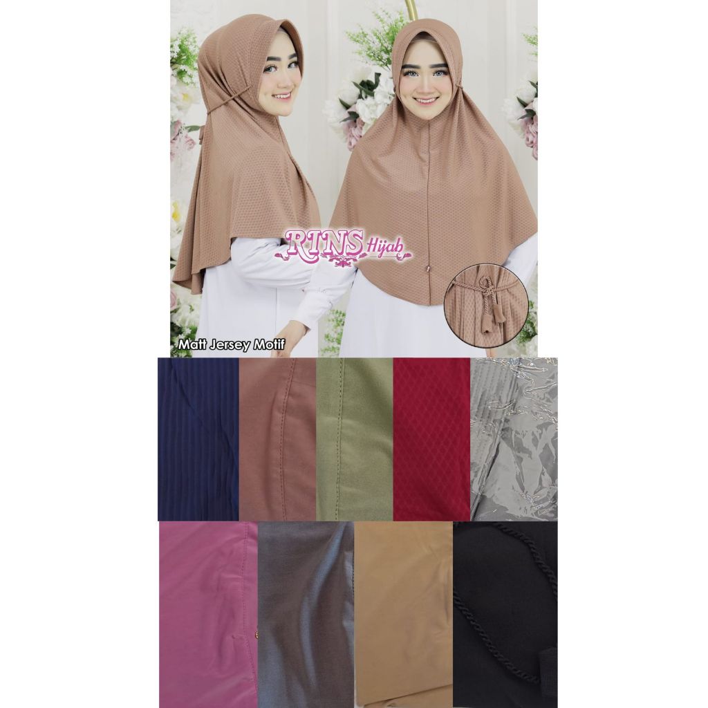 Hijab Instan / Hijab Instan Motif Pasir / Hijab Harian