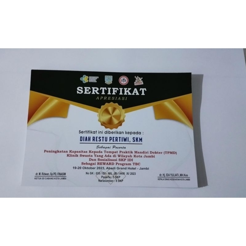 

sertifikat custom murah