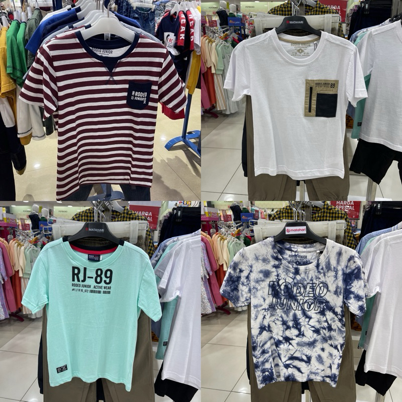 SALE Kaos anak laki-laki Rodeo Junior (4-12 tahun)