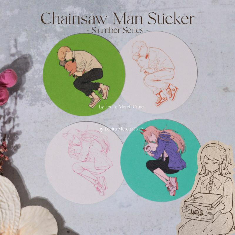 

Chainsaw Man Sticker Slumber Series (2 in 1)