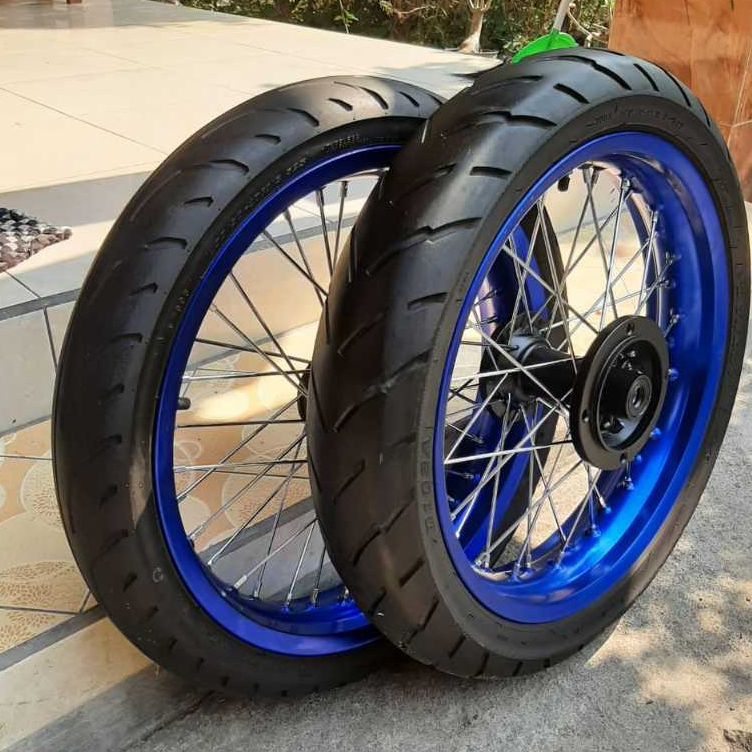 BAN SUPERMOTO KLX SUPER MURAH 250/300 R17 BIRU