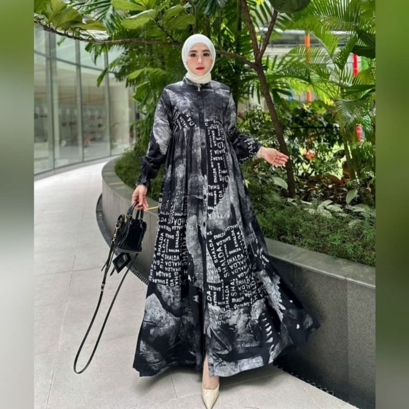 Gamis Batik Twill Rayon Candi Mekar Pekalongan