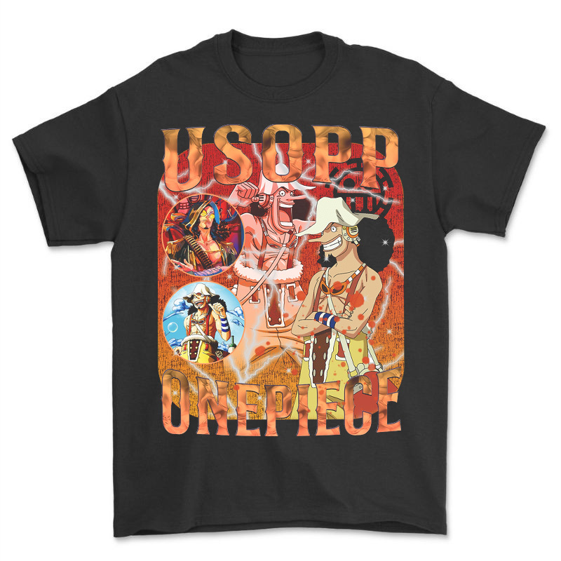 Baju Termurah Kaos Anime Usopp Onepiece Kaos Anime Baju Anime Kaos Standart Distro