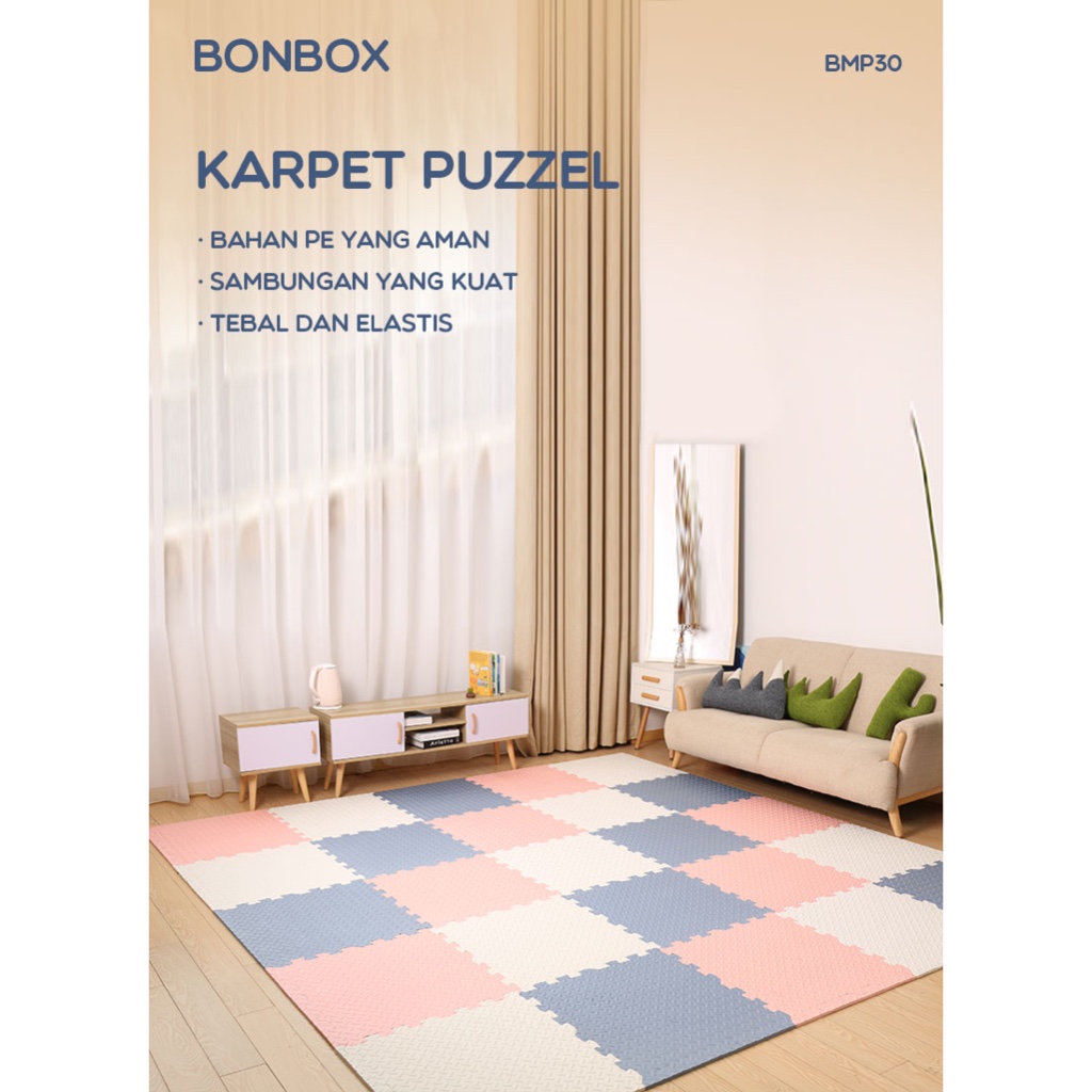 Matras Puzzel Lantai Evafoam TEBAL/ Karpet Puzzel SAMONO BON BOX MAT BMP30