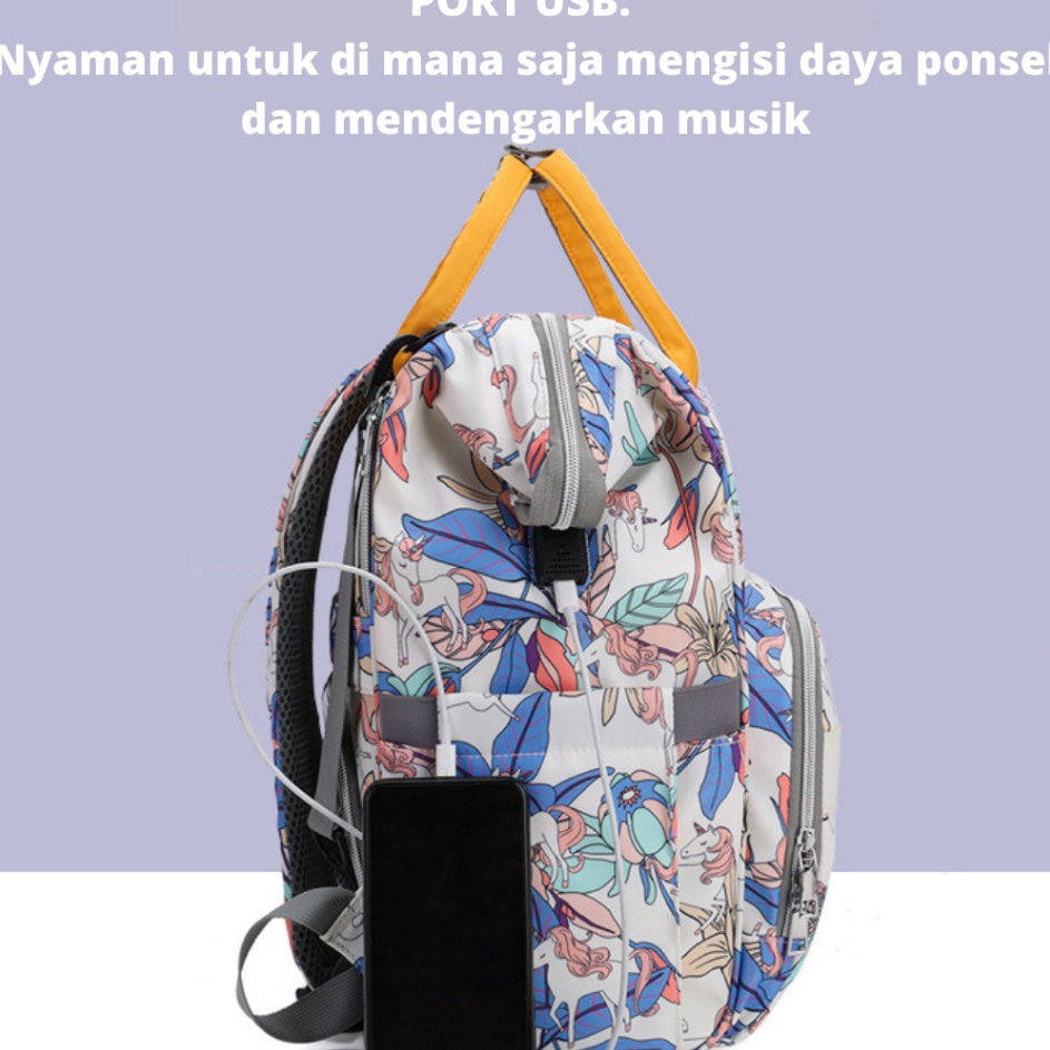 ➾❈❁ CAREDIA - Tas Bayi Multifungsi | Moms And Baby Travel Bag | Diaper Bag Ransel Backpack Anti Air 