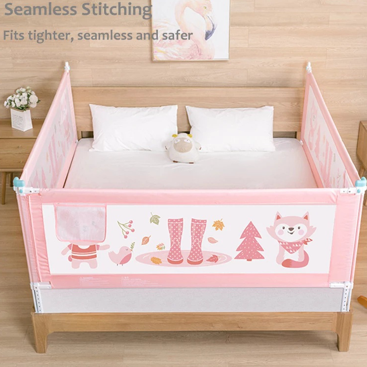 ➚➹✲ Bedrail Bed Guard Rail Pagar Bayi Anak Pengaman Kasur Tempat Tidur Ranjang Bayi Safety Fence Bab
