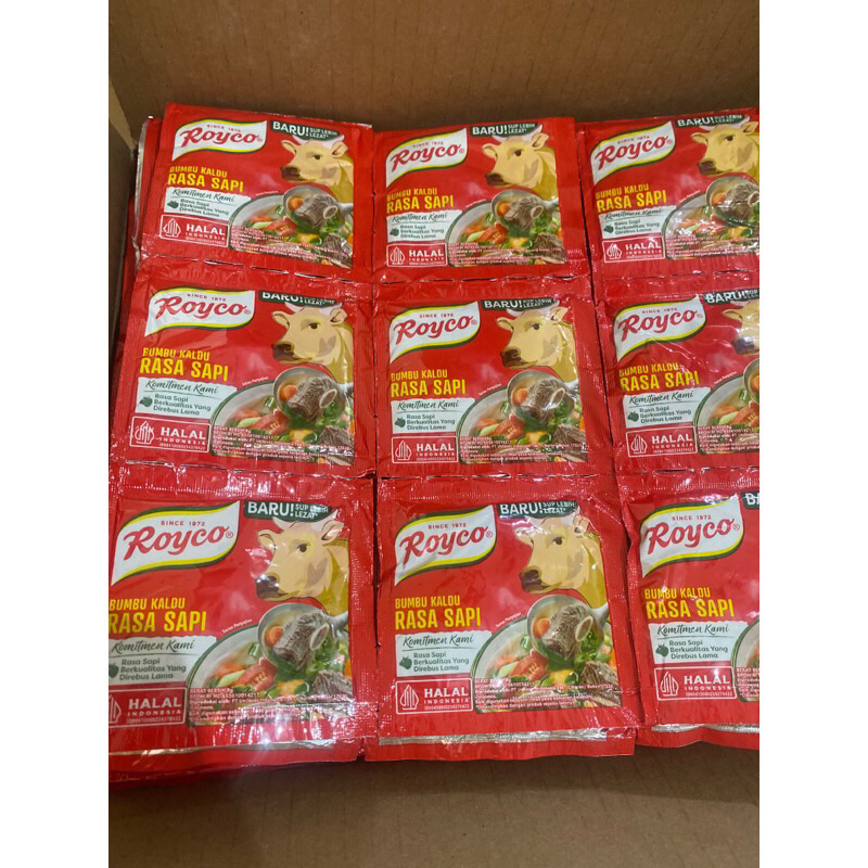 

ROYCO BUMBU KALDU RASA SAPI (ISI 12 PCS)