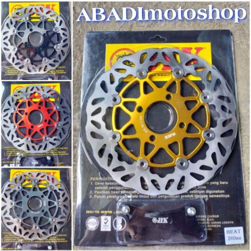 PIRINGAN DISC LEBAR plus BREKET 260MM BEAT JFK