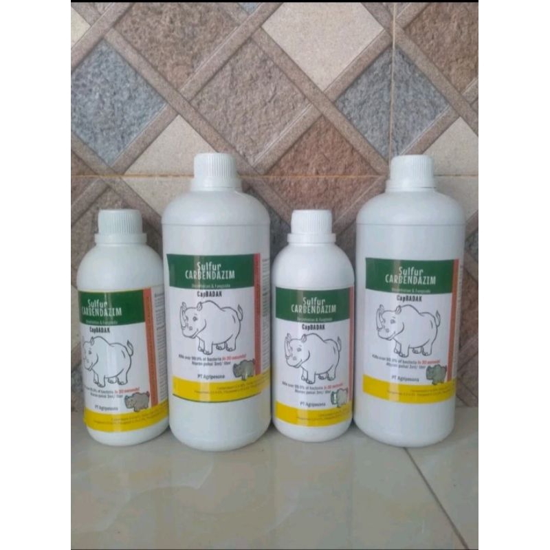 DISINFEKTAN DISINFEKTAN CAP BADAK SULFUR CARBENDAZIM 1 liter M