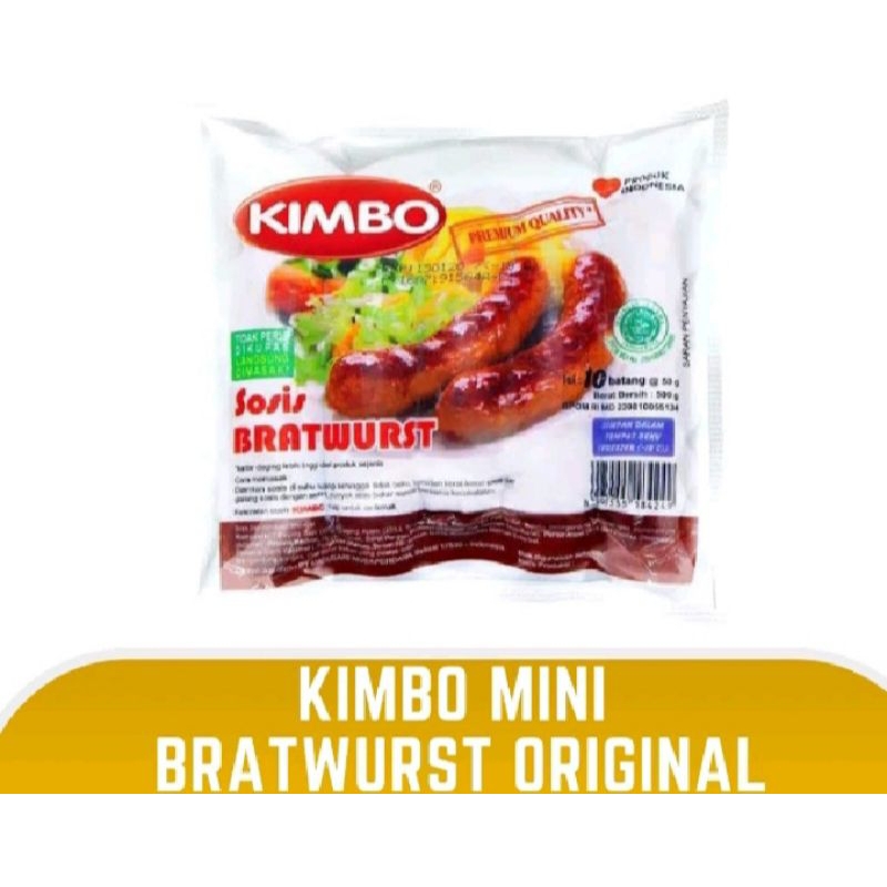 

sosis kimbo mini bratwurst original