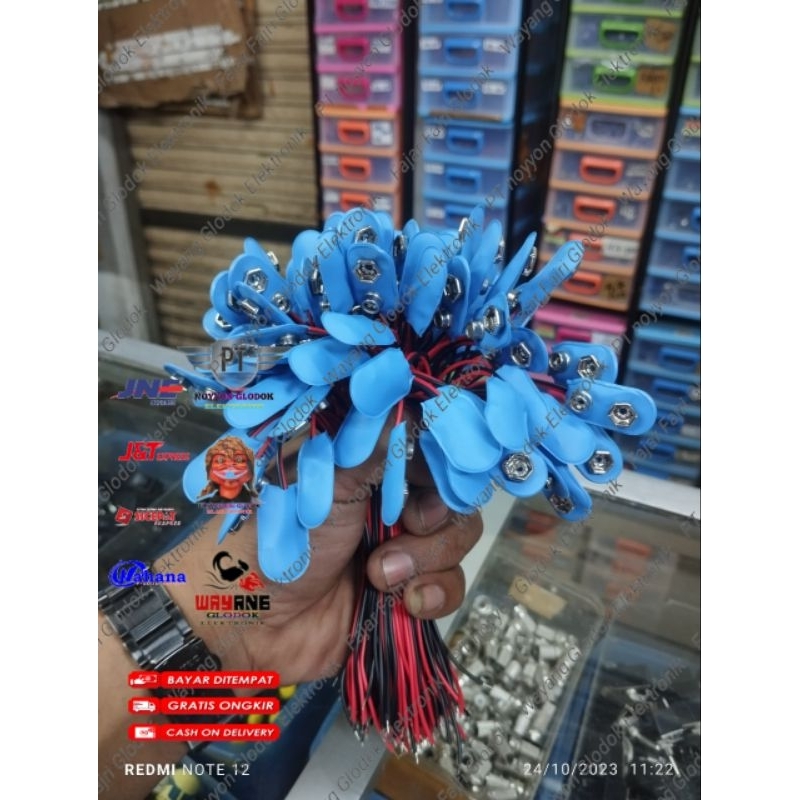 Socket Battery Kotak 9 volt Kancing Baterai Batre 9v