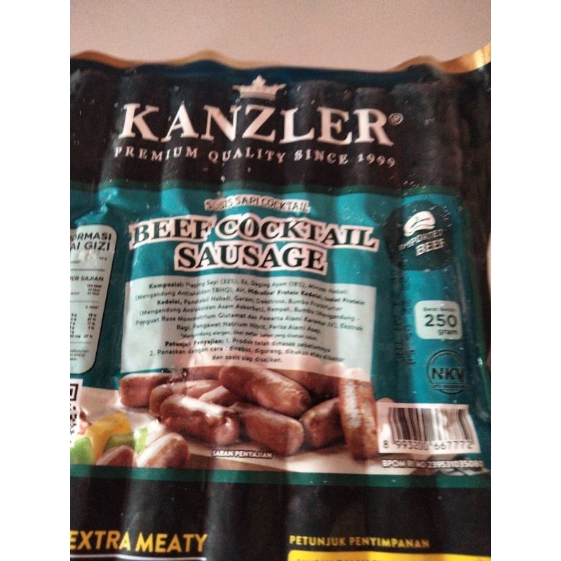 

SOSIS KANZLER Beef Coctail Sausage