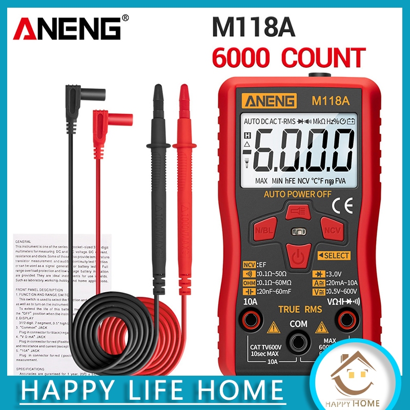 Multimeter Digital Avometer Multitester NCV Original/Upgrade Auto Multimeter Digital Avometer Multit