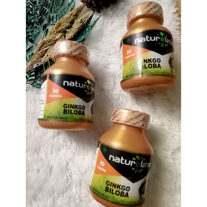 Natureline Ginkgo Biloba (30 kaplet) vitamin otak vitamin untuk daya ingat vitamin untuk kecerdasan