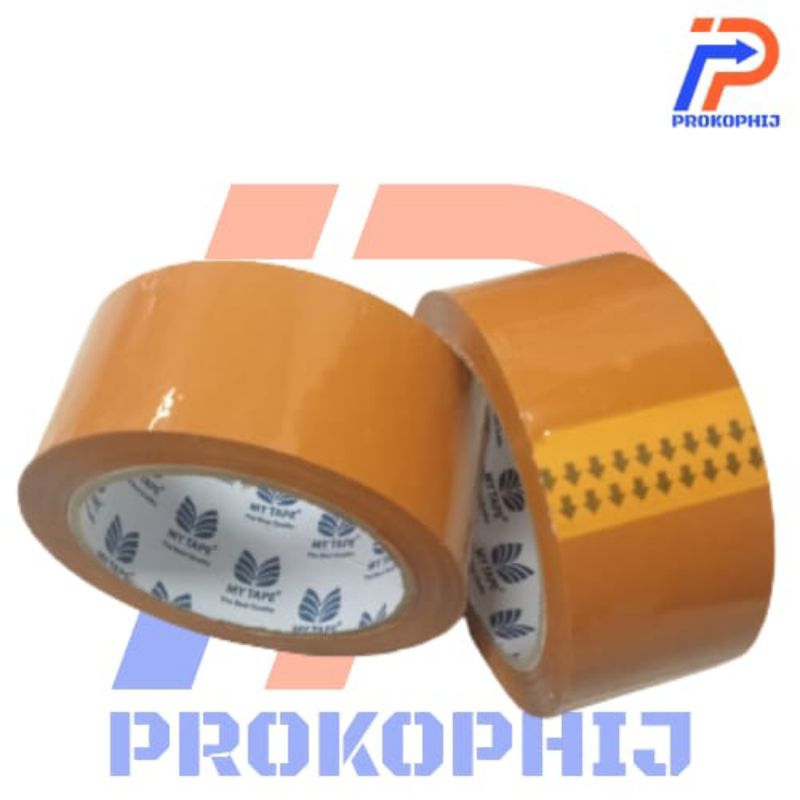 

Lakban Coklat 45mm x 100Yard Full 91Meter Lakban 2inch Lakban Mytape Kualitas Daimaru