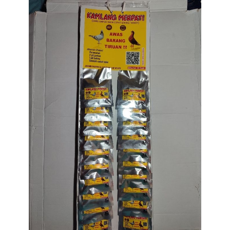 KAMLANG MERPATI Obat giring keket stabil