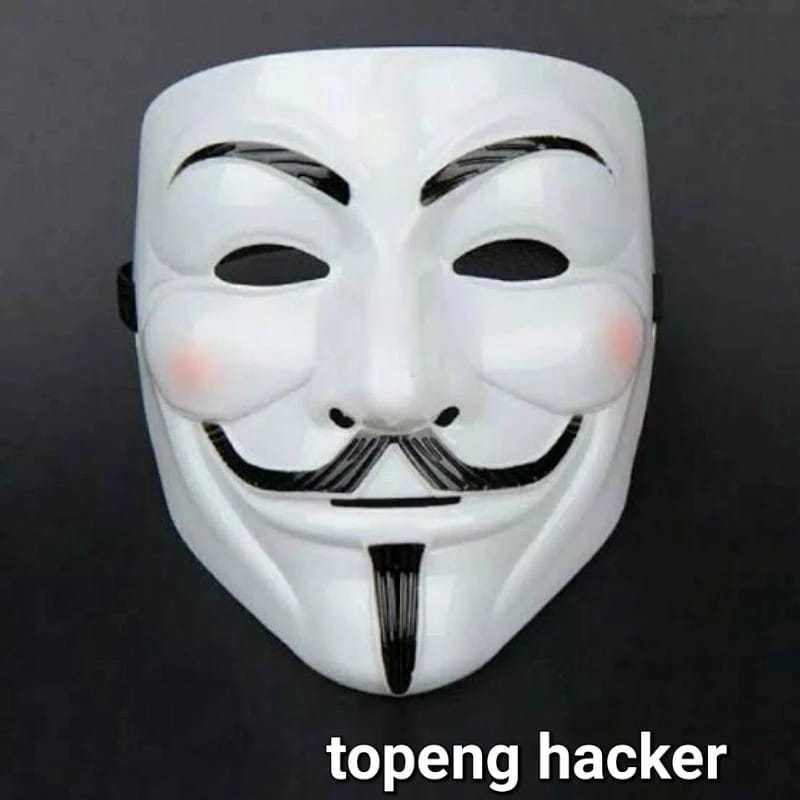 Topeng jocker topeng badut topeng hacker topeng hallowen topeng badut 9