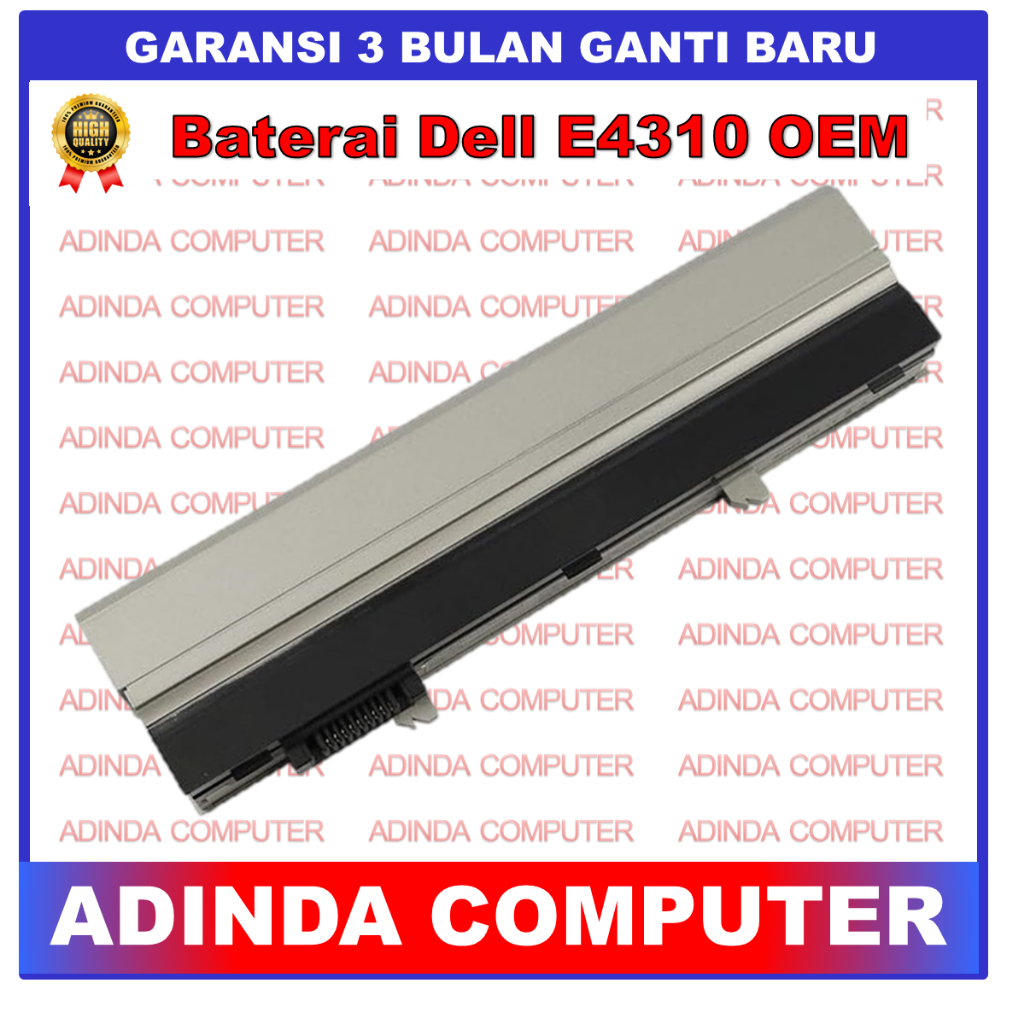 Baterai Dell Latitude E4310 FM332 0FX8X G805H YP463 Silver