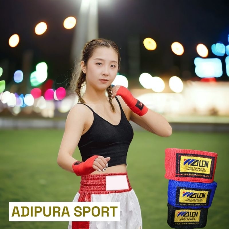 Hand Wrap Ukuran 3,5M dan 5 M Boxing Muay Thai