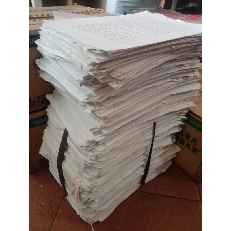 

kertas hvs kiloan bekas tertata rapi 1sisi dan 2 sisi dijual kiloan murah