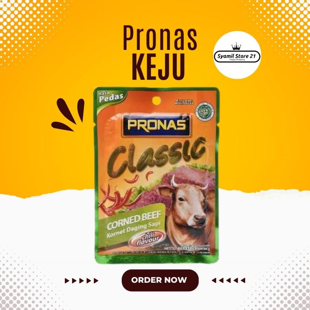 

Cornet Corned Beef Daging Pronas Keju