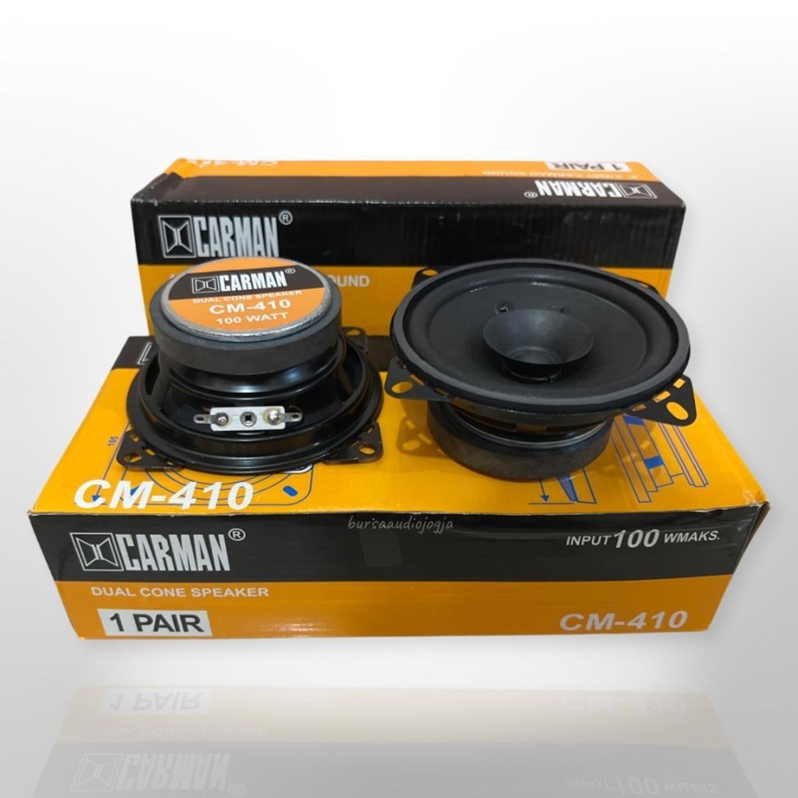Speaker Coaxial Speaker Pintu Mobil 4 Inch Carman CM 410