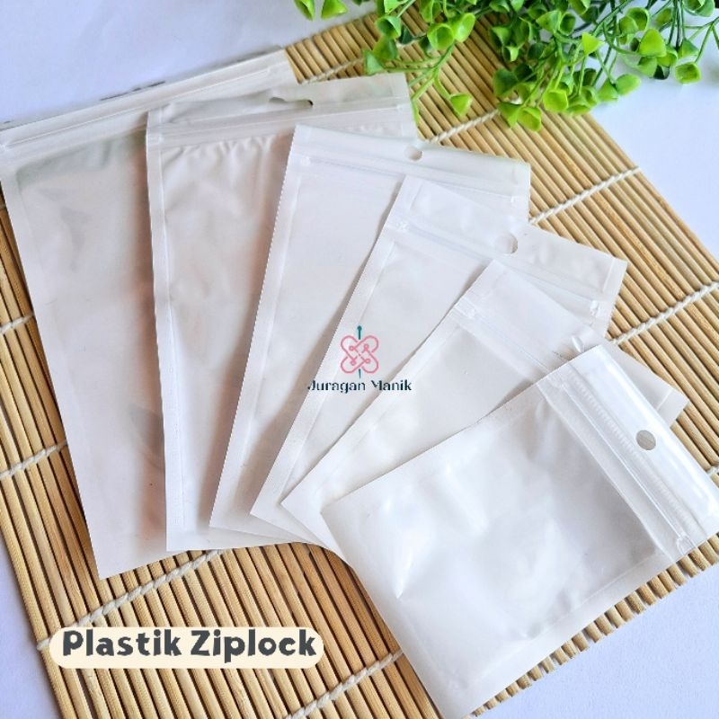 25pcs PLASTIK ZIPLOCK TEBAL PLASTIK KLIP