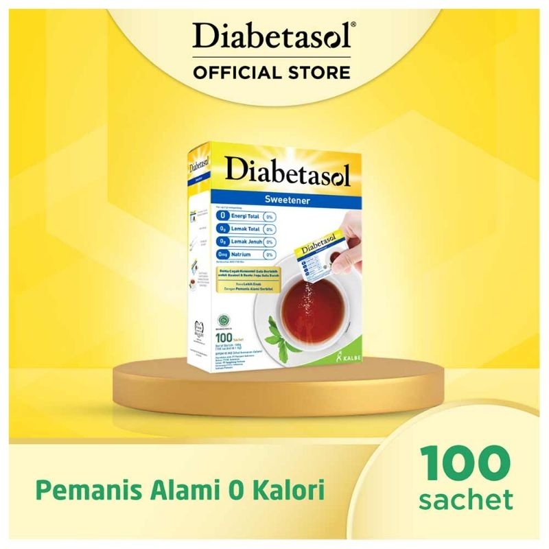 

Diabetasol Zero Calorie Sweetener 100X1g