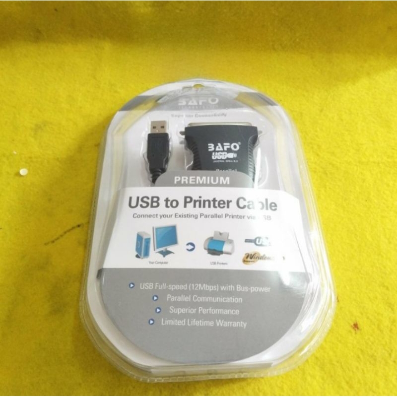 Kabel Usb to Paralel BAFO Kabel Bafo Usb Lpt Paralel